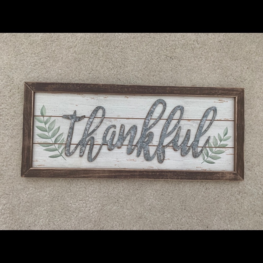 Thankful Wall Decor